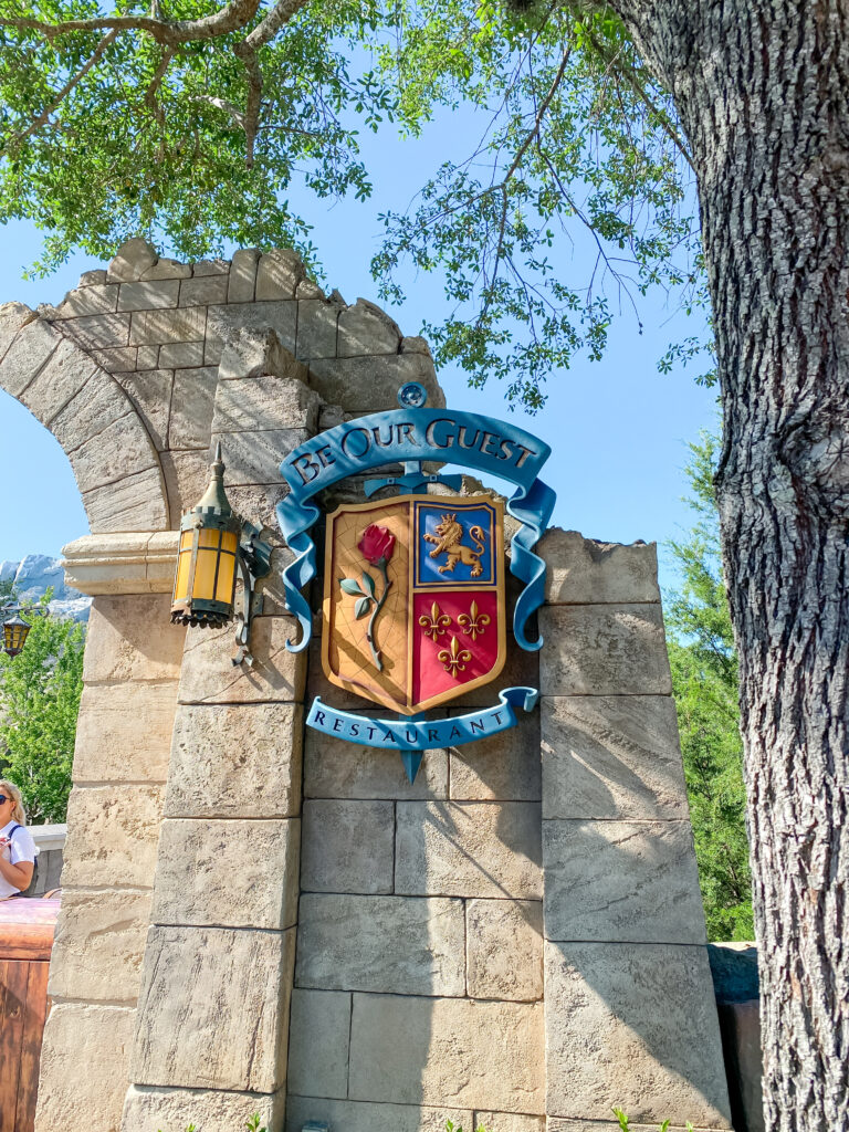 Disney Be Our Guest Restaurant Review cover image of the restaurant sign