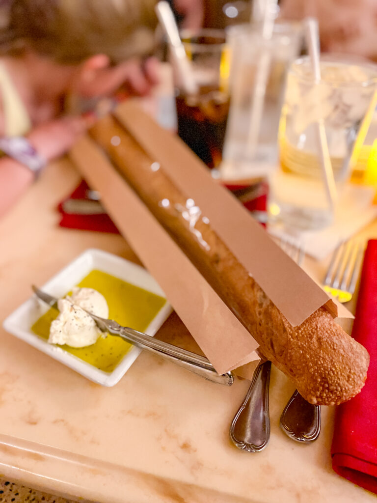 Baguette at Disney Be Our Guest Restaurant Review