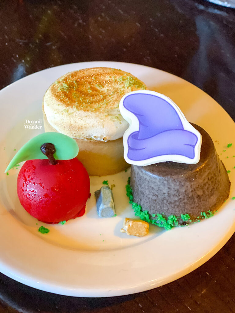 Storybook Dining at Artist Point dessert trio