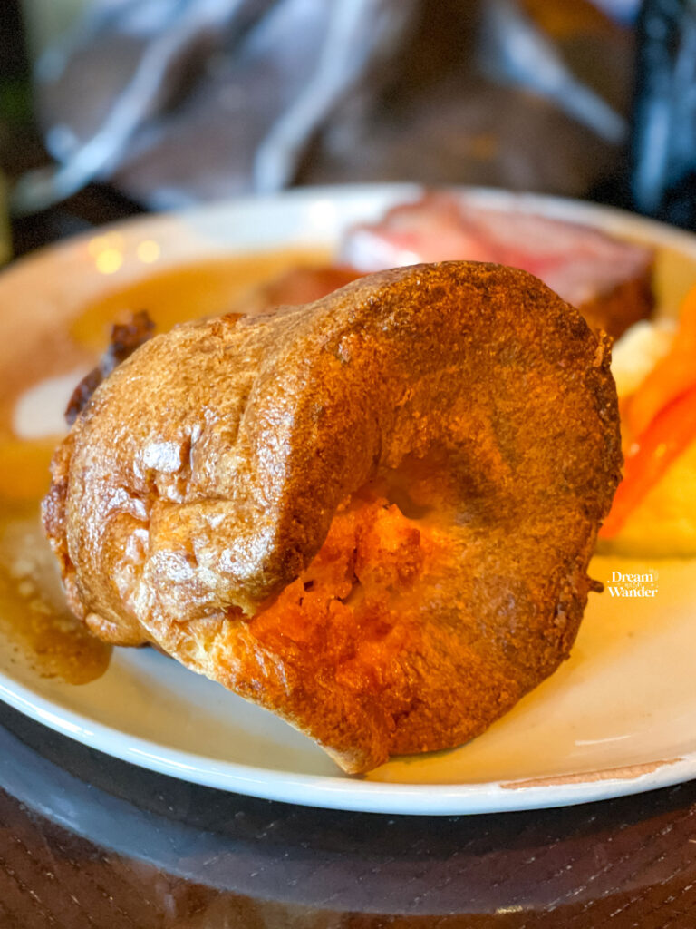Storybook Dining at Artist Point Yorkshire Pudding with Prime Rib